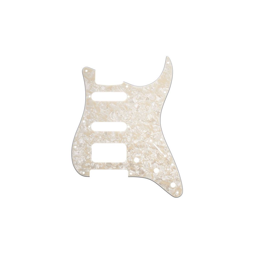 Fender Pickguard HSS Aged White Moto – Thomann Ireland