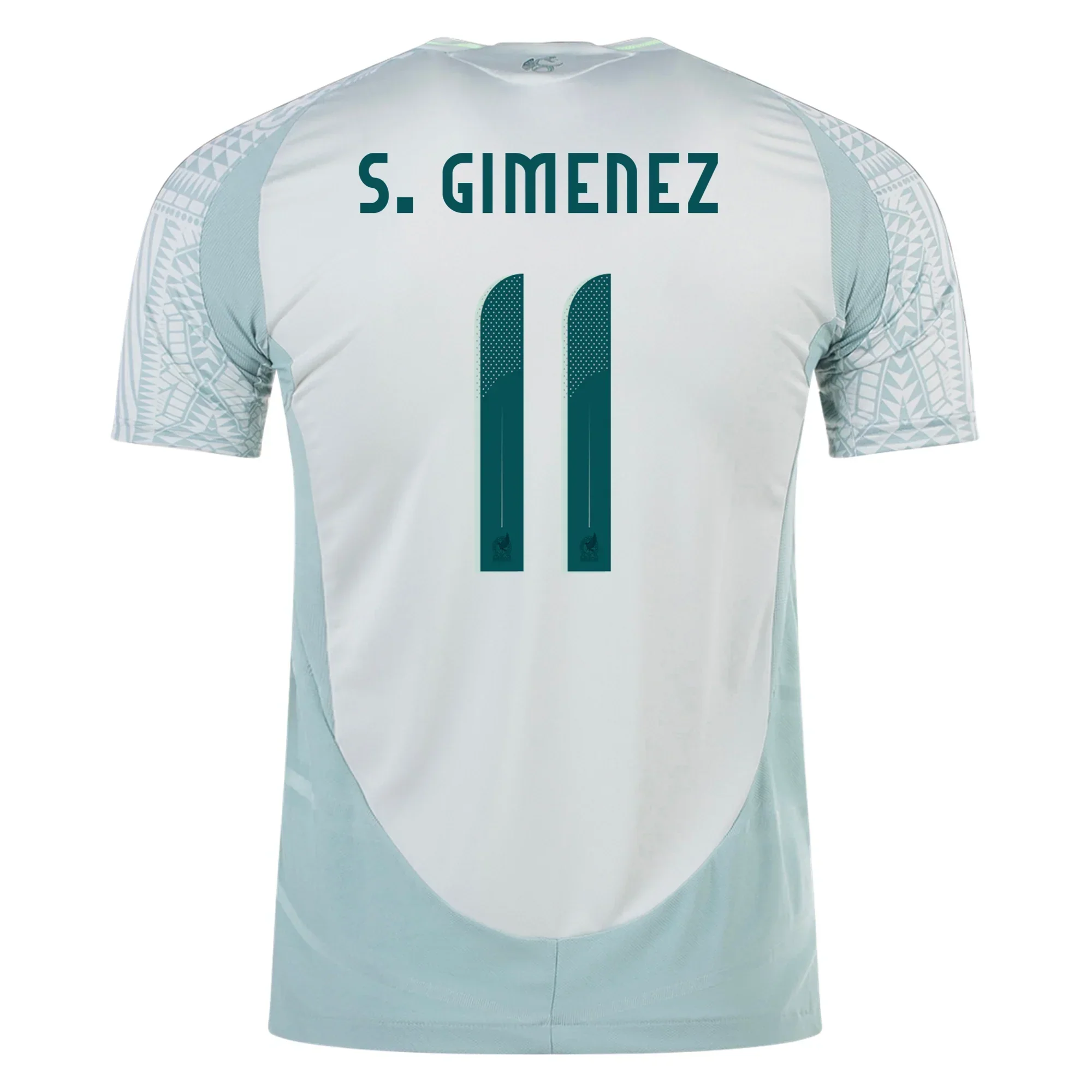 Mens Mexico Authentic Santiago Giménez Away Jersey 24/25 (Linen Green)
