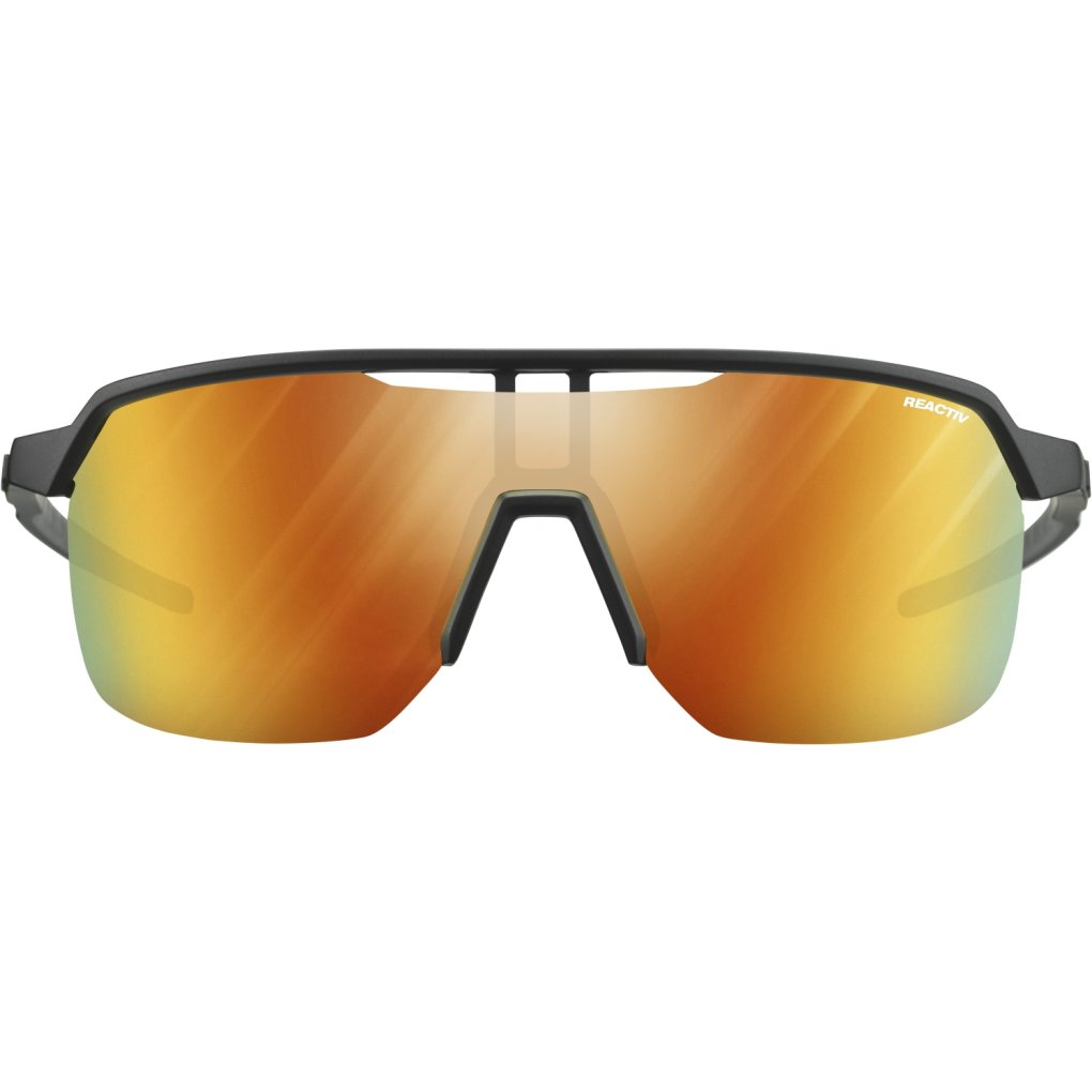 Julbo Frequency Sunglasses - Black/Grey - Multilayer Red Reactive 1-3 Light Amplifier