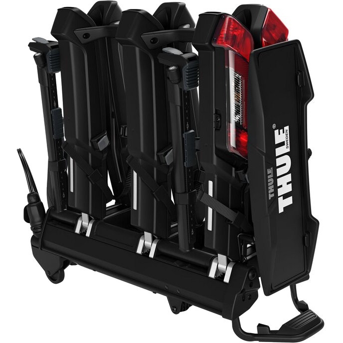 Thule Epos Foldable Hitch Platform Bike Rack - 3-Bikes - Black