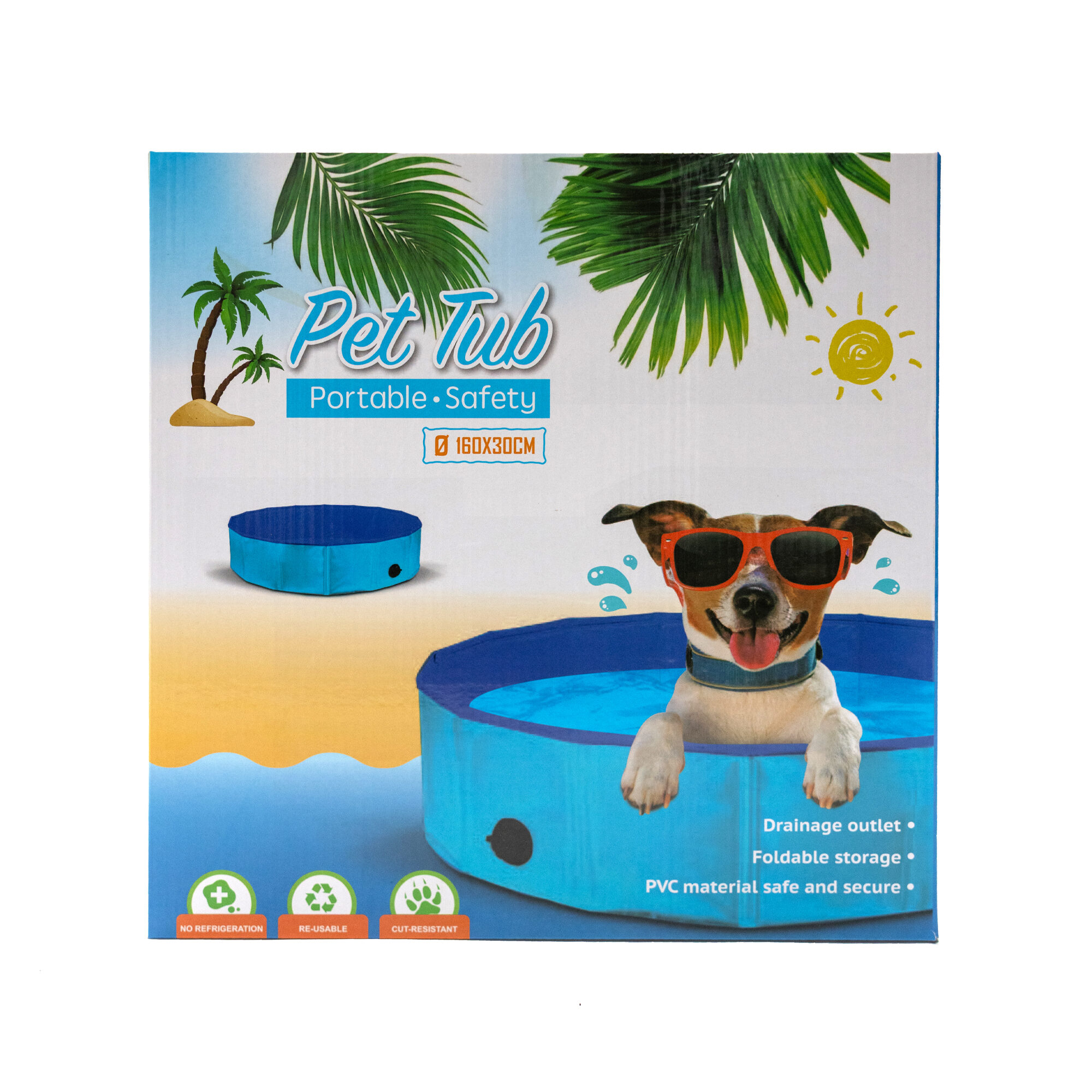 Aquavibes Dog Paddling Pool - S