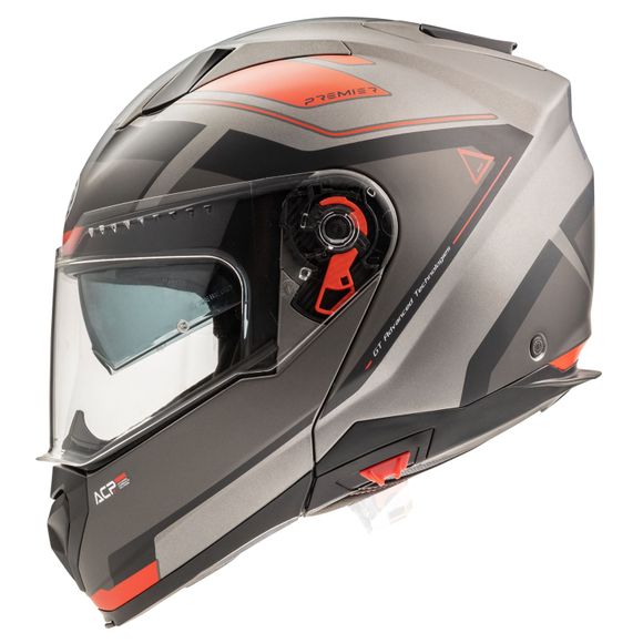 Modular headset Premier Delta - AS17BM - Gray / RedRef: PE0373