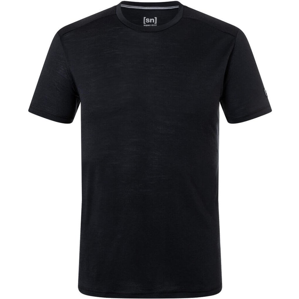SUPER.NATURAL Essential Short Sleeve Men - Jet Black