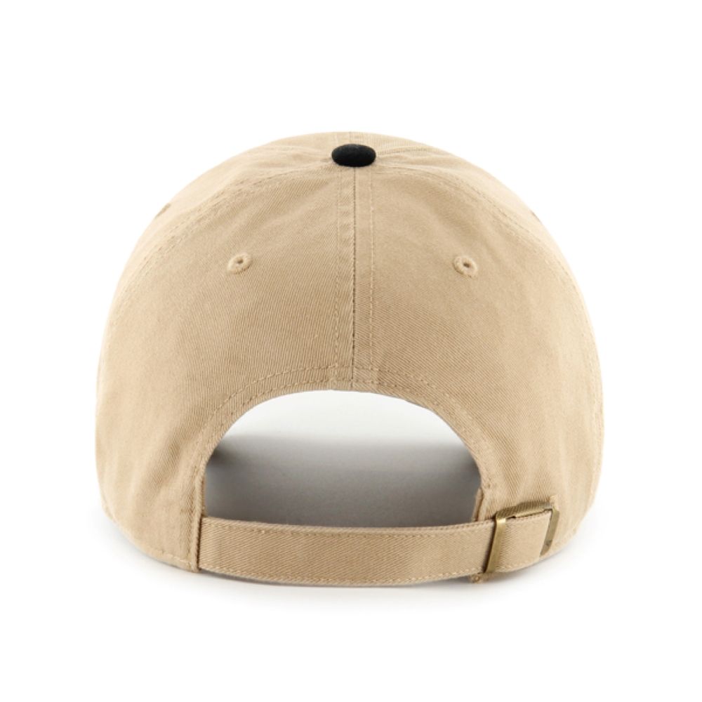 Boston Bruins 2-Tone '47 Clean Up Adjustable NHL Cap Khaki/Black