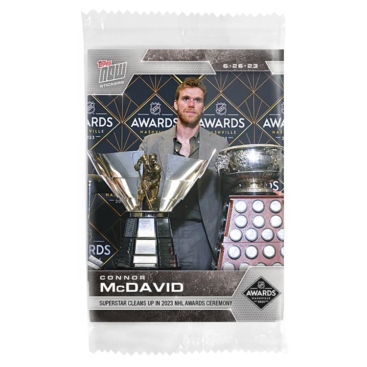 2022-23 NHL TOPPS NOW® 5-Sticker Pack - Awards Stickers