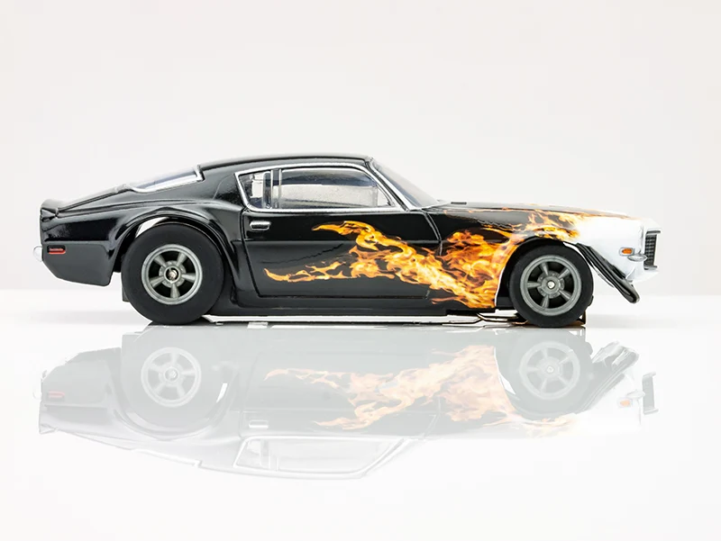 22073 Camaro 1970 Wildfire Black/Yellow/Orange AFX22073 AFX