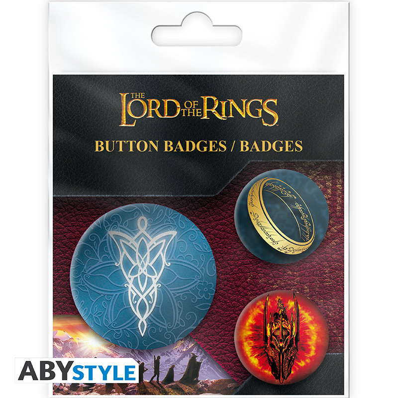 THE LORD OF THE RINGS Badge Pack Middle Earth