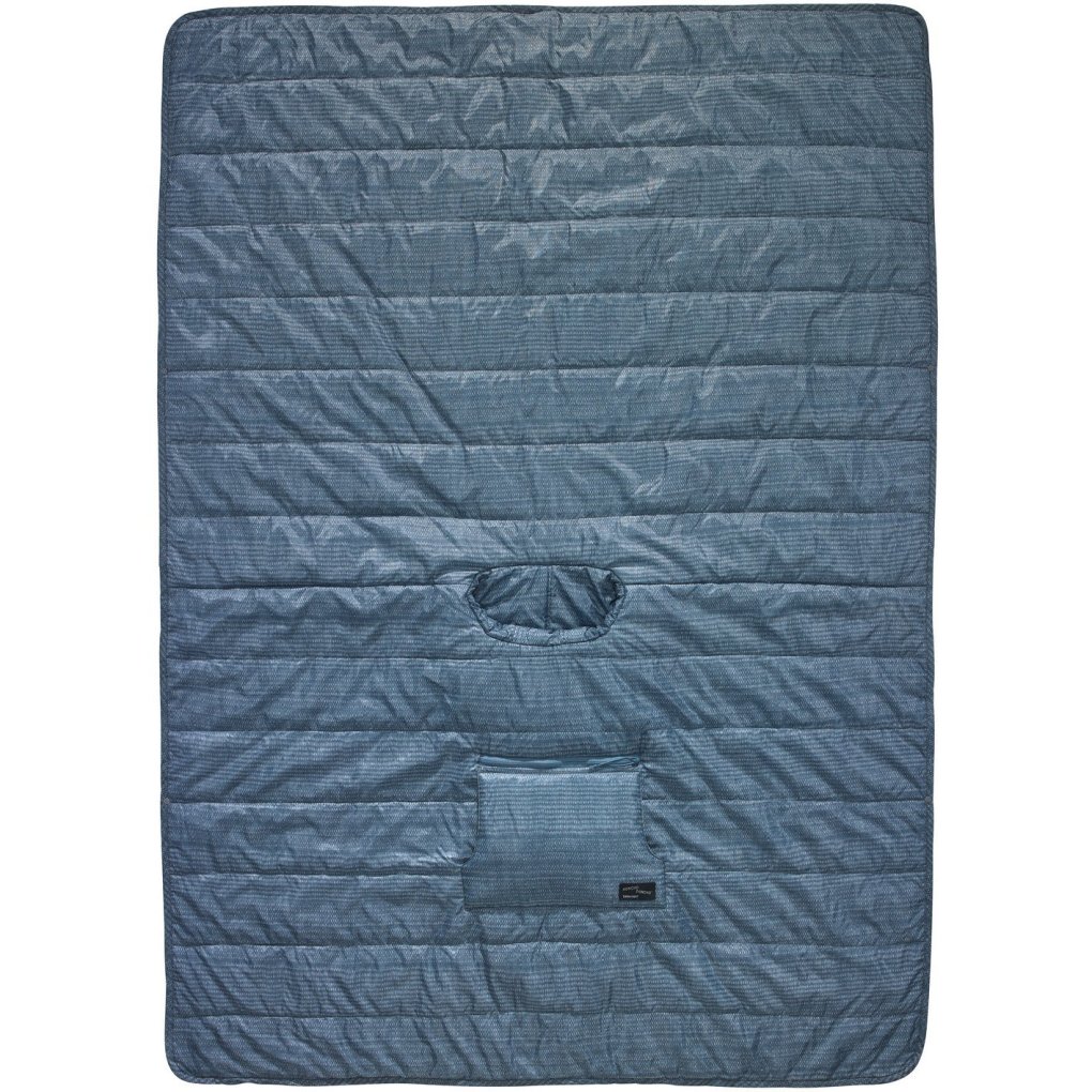 Therm-a-Rest Honcho Poncho Blanket - Blue Woven Print