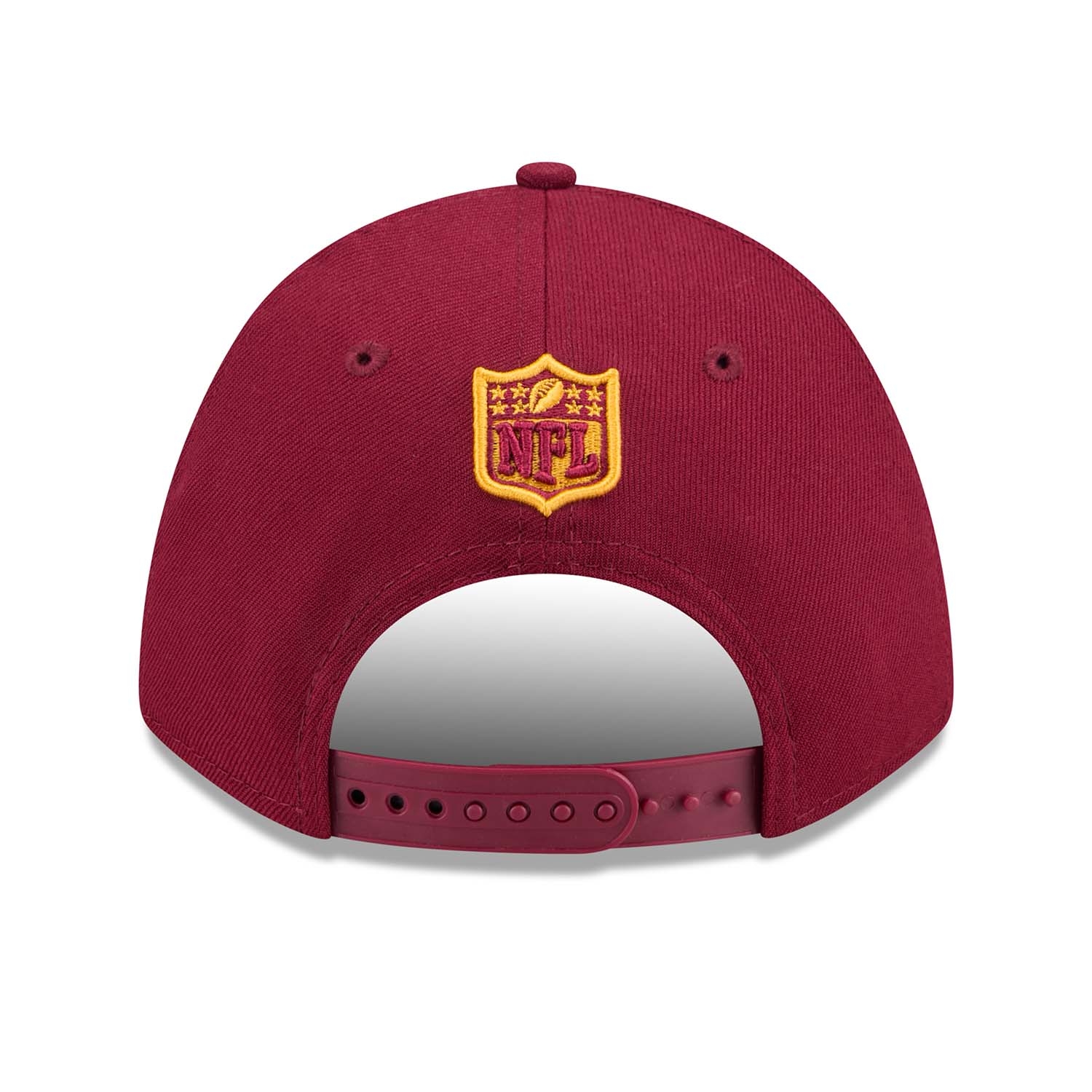 Washington Commanders NFL Team Logo New Era 9FORTY M-Crown Snapback Cap Burgundy