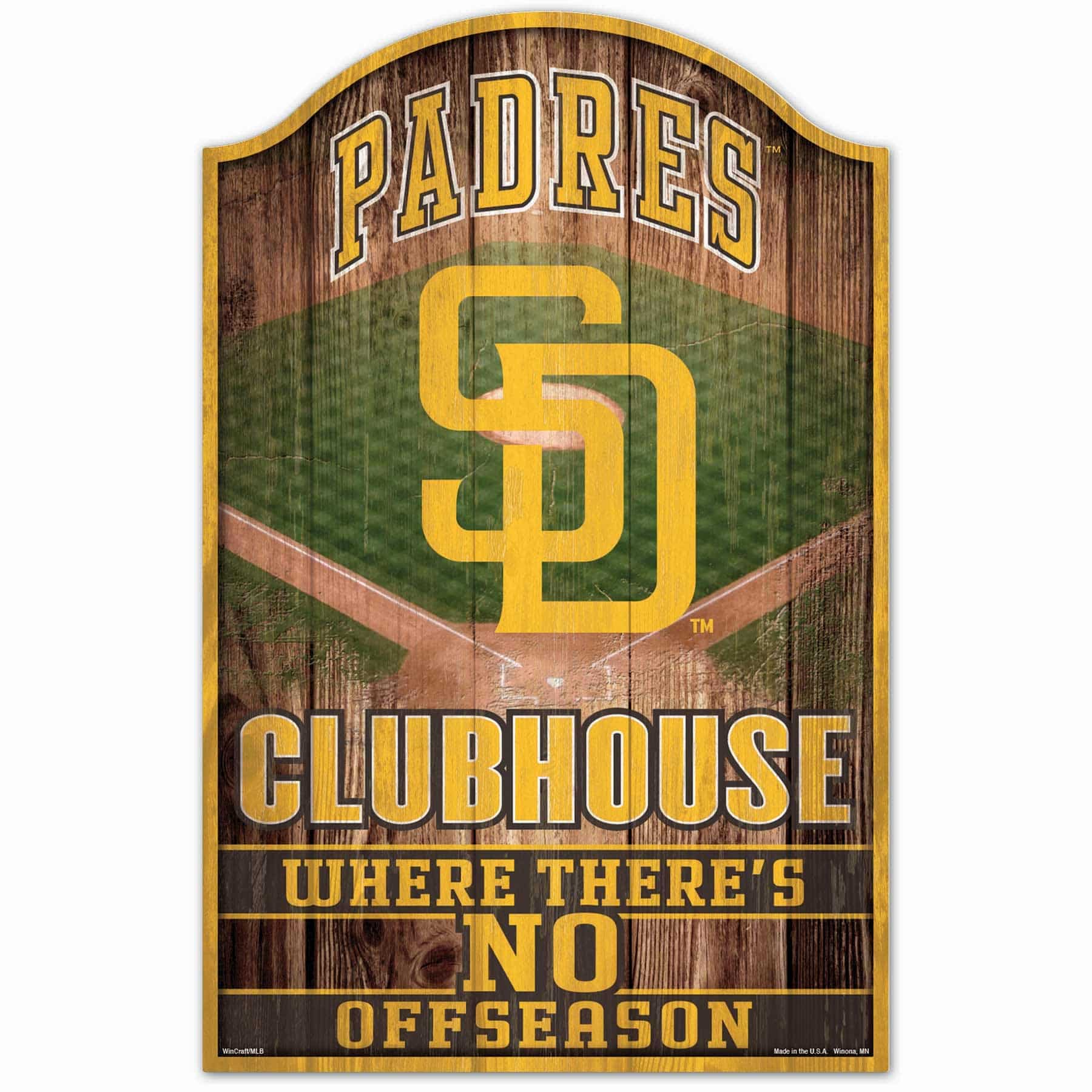 San Diego Padres WinCraft MLB Clubhouse Wood Sign