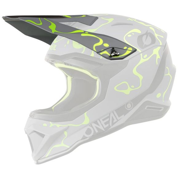O'Neal MX Visor 1SRS SPLASH 2026 - Gray / YellowRef: OL2354 / 0634-010