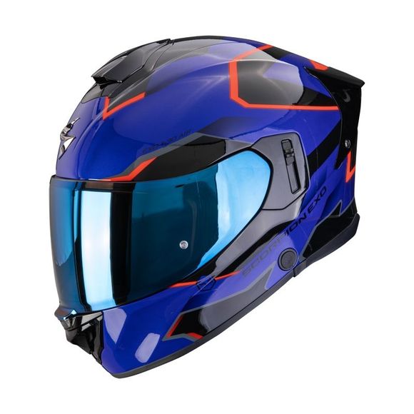 Scorpion Exo EXO-530 AIR CLIP Full-Face Helmet - Blue / BlackRef: SC1228