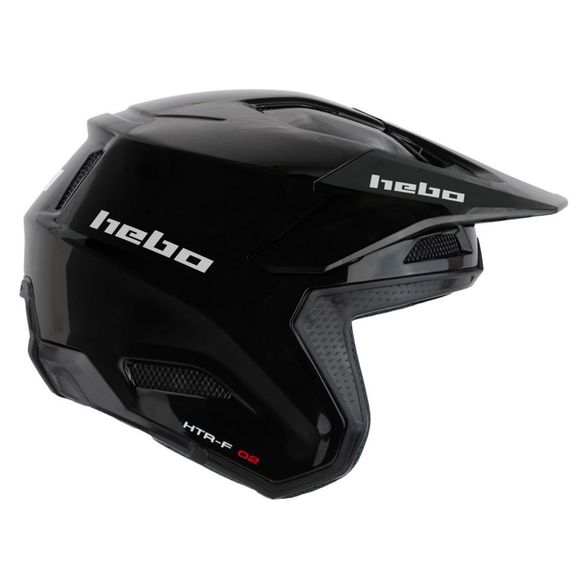Hebo ZONE PRO MONOCOLOR 2024 Trials Helmet - BlackRef: HBO0409