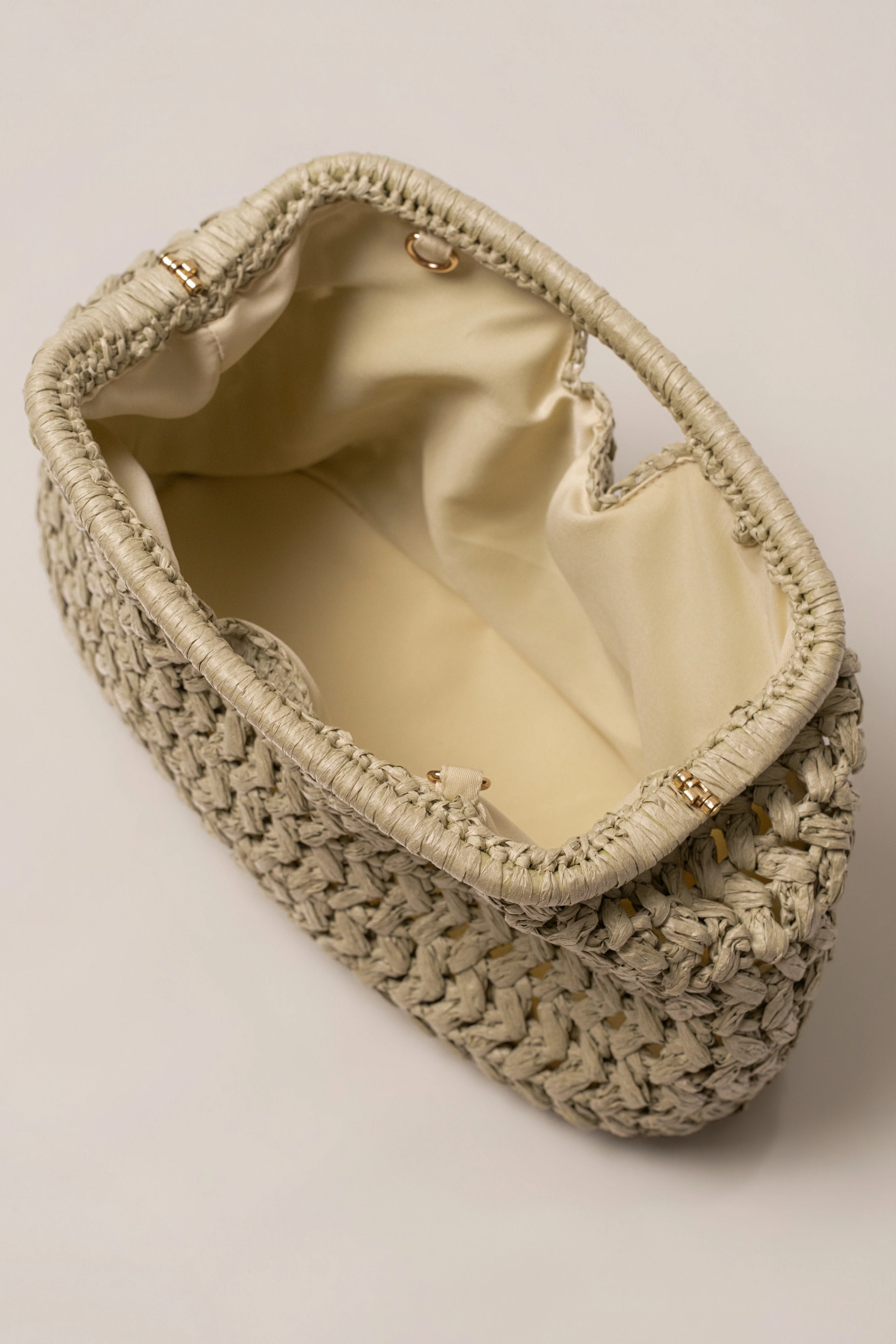 Sage Casa Sol Straw Bag