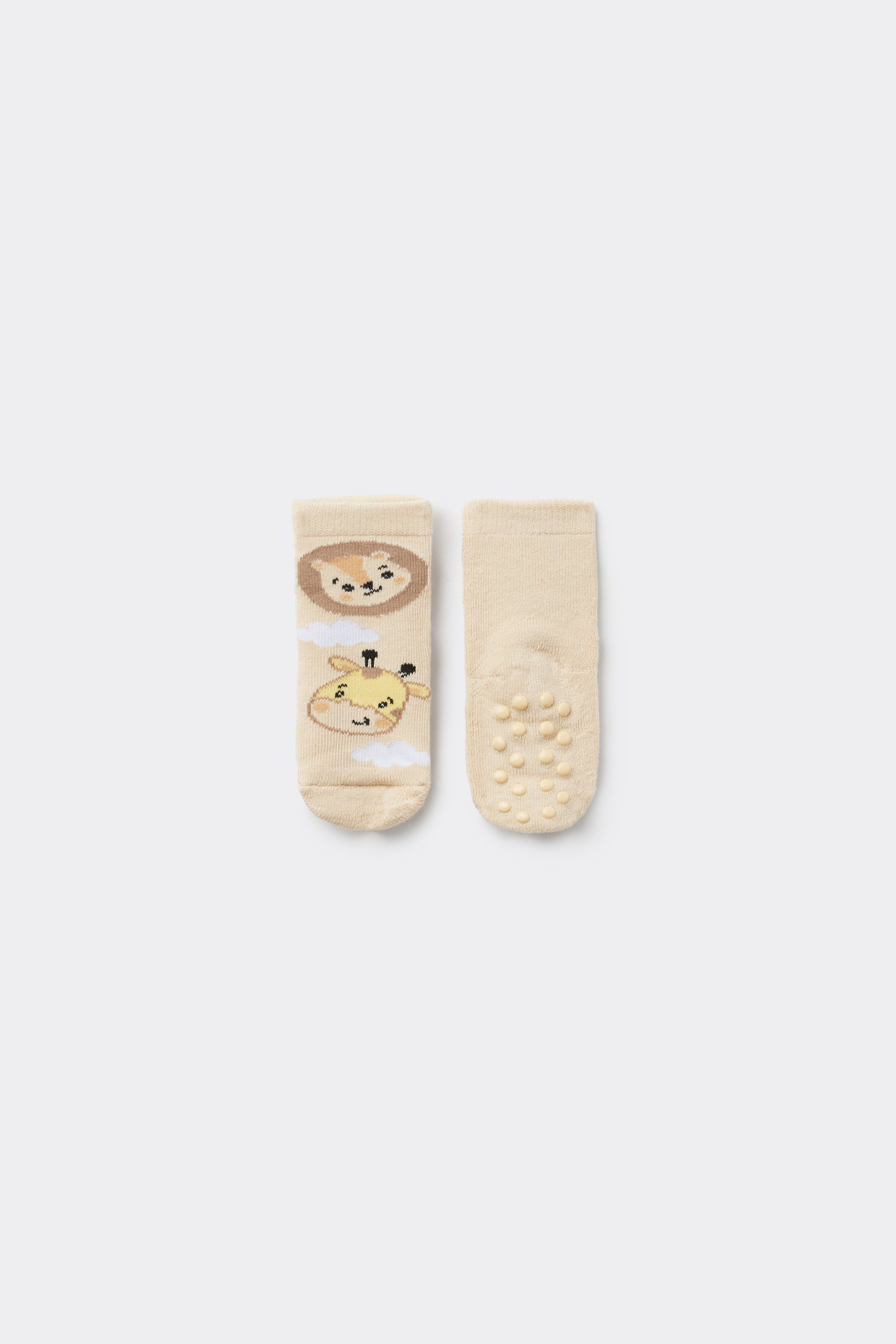 Baby Lightweight Patterned Non-Slip Cotton Socks