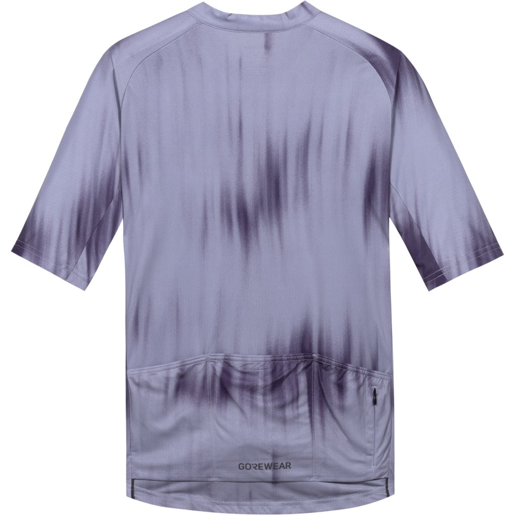 GOREWEAR Spirit Pulse Short Sleeve Jersey Men - amethyst grey / purple indigo DFDE