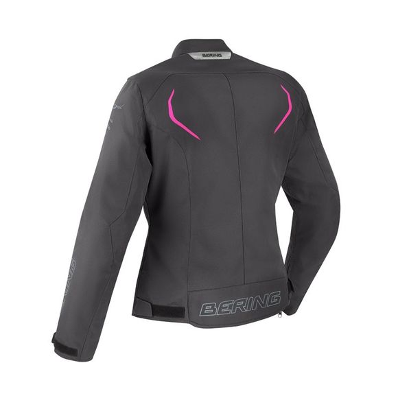 Blouson Moto Bering LADY DUNDY - Noir / RoseRef : BR1541-C303