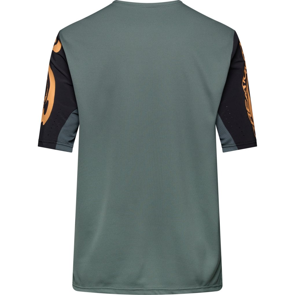 FOX Defend MTB Short Sleeve Jersey Youth - Creation - sage