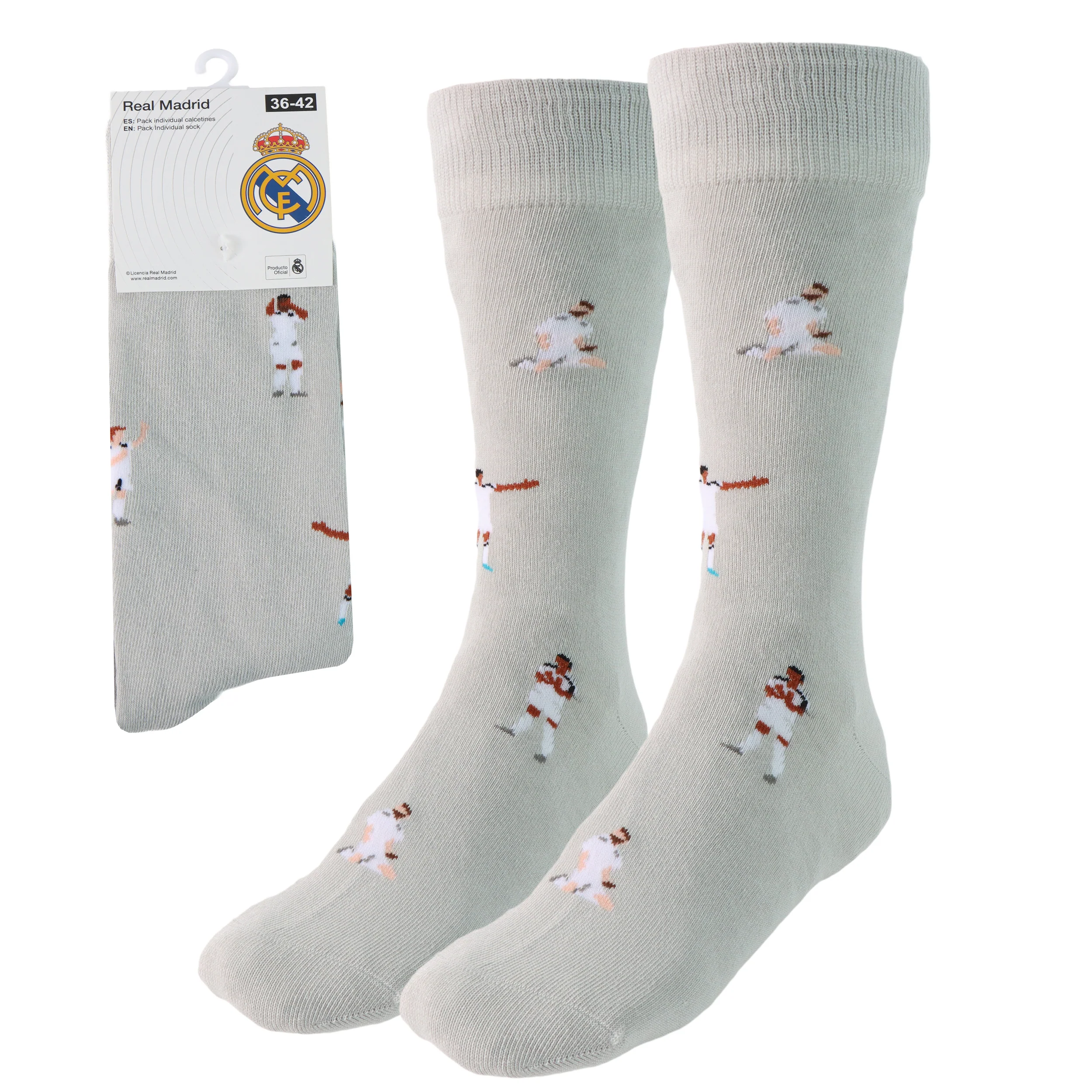 Long Youth Player Grey Socks