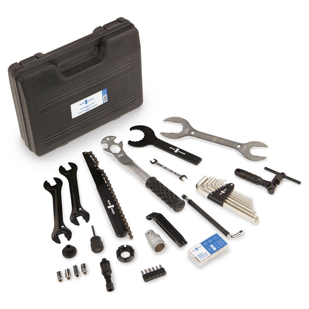 BLUECHAIN Bike Tool Kit - 37 piece - black
