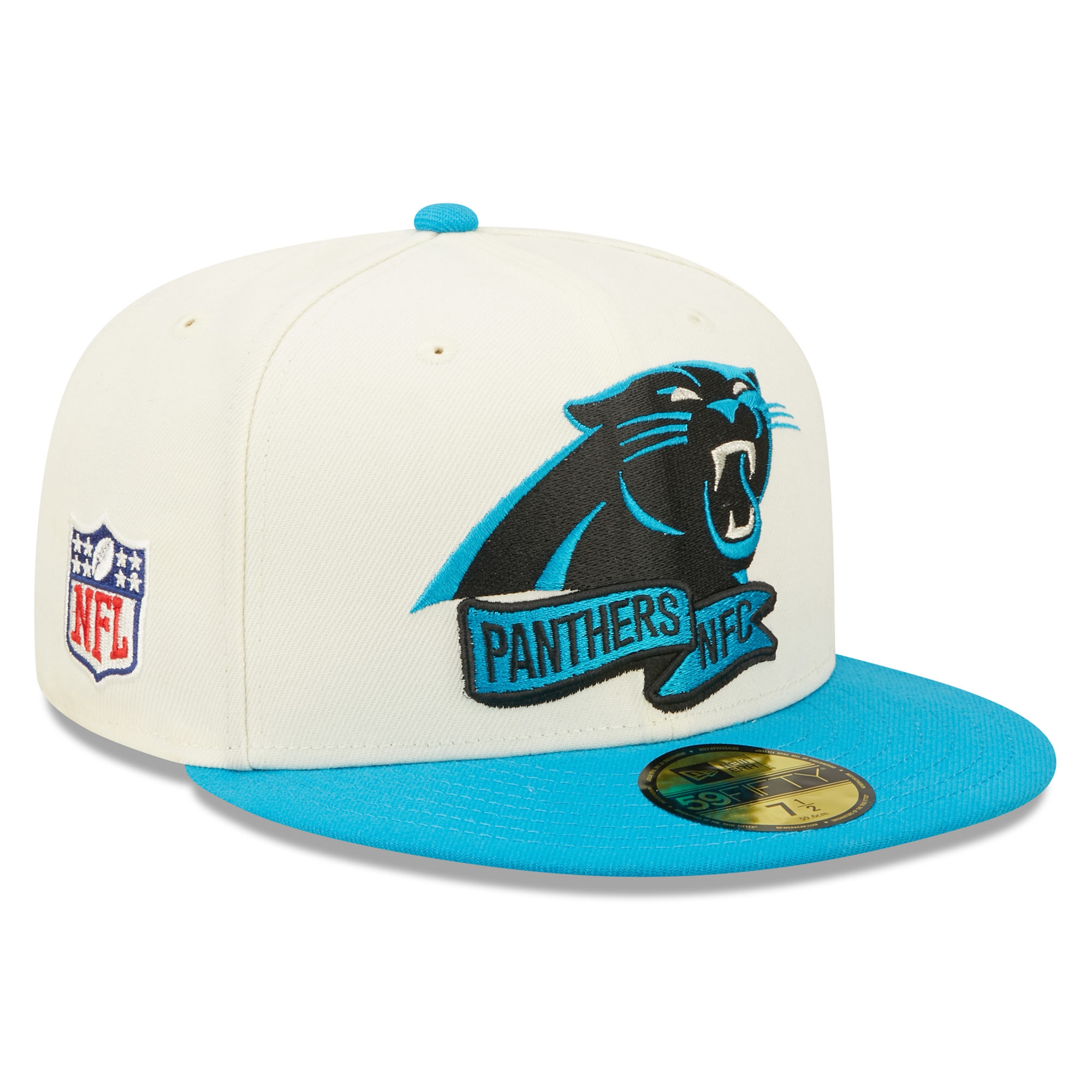Carolina Panthers Traditional On-Field 2022 NFL Sideline New Era 59FIFTY Cap