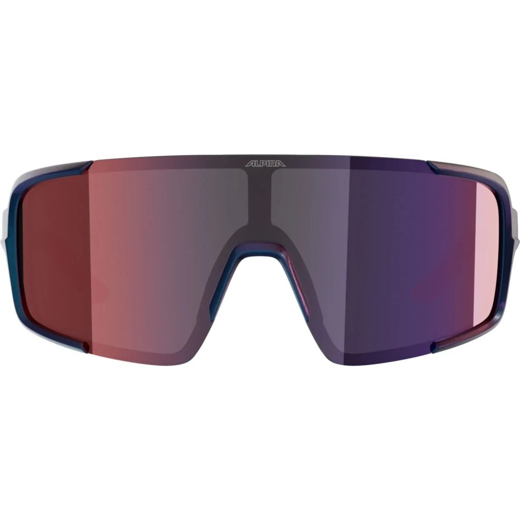 Alpina Lumin Glasses - black-purple metallic matt/pink mirror