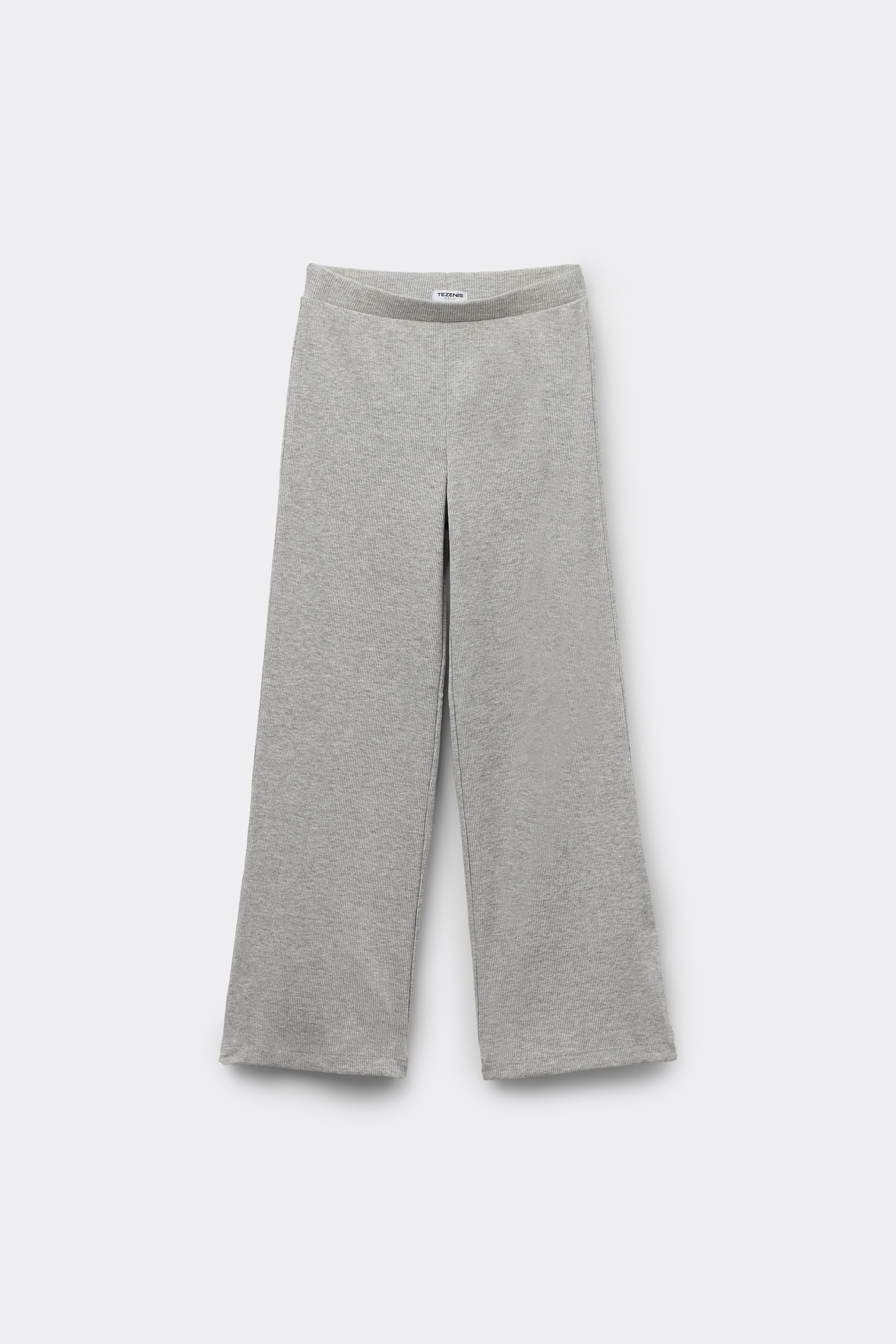 Girls’ Ribbed Cotton Palazzo Trousers