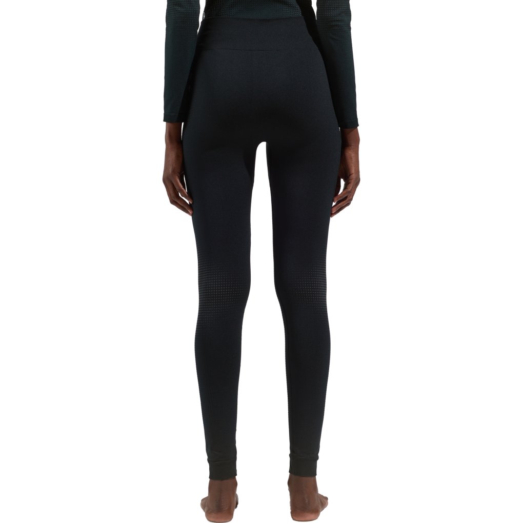 Odlo Performance Warm Base Layer Bottoms Women - black - new odlo graphite grey