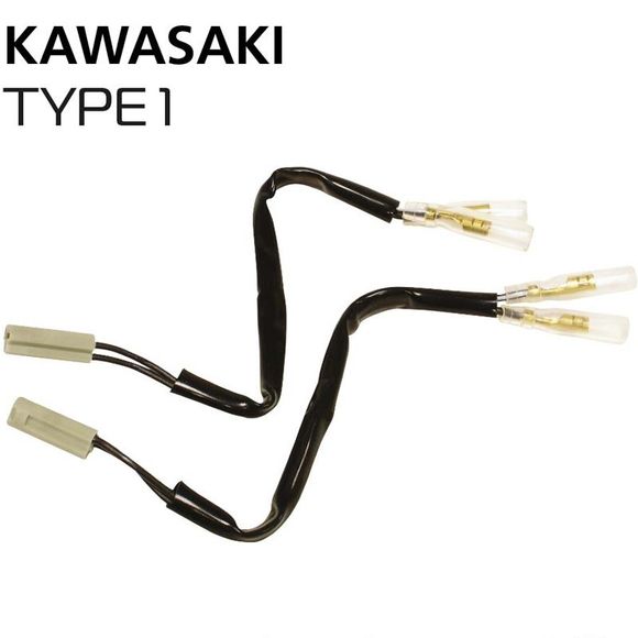Oxford Connectors For Specific Kawasaki Type 1 Universal Indicators - BlackRef: od0087 / ox885