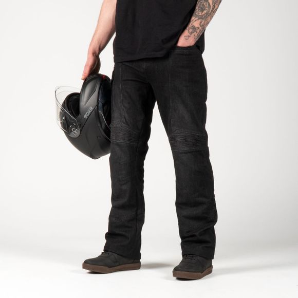 DXR DNM Motorcycle Jeans - Loose - BlackRef: DXR0210
