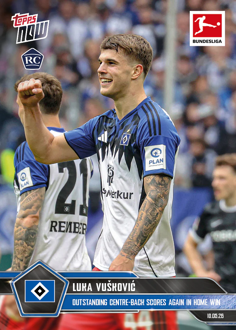Luka Vušković - 2025-26 Bundesliga Topps NOW® - Card 191