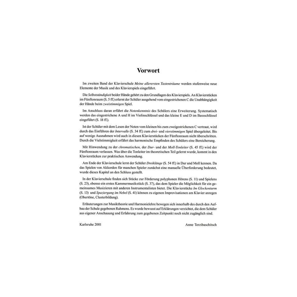 Holzschuh Verlag Allererste Tastenträume 2 – Thomann Ireland