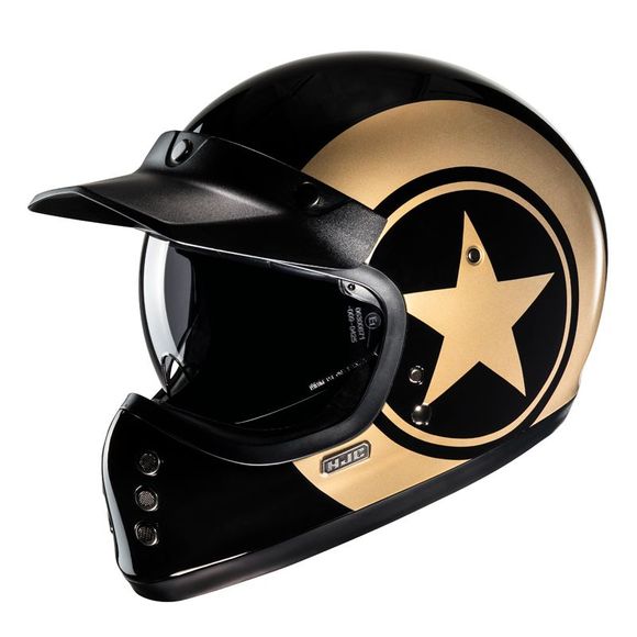 HJC V60 full face helmet - NYX - Black / YellowRef: HJ1123