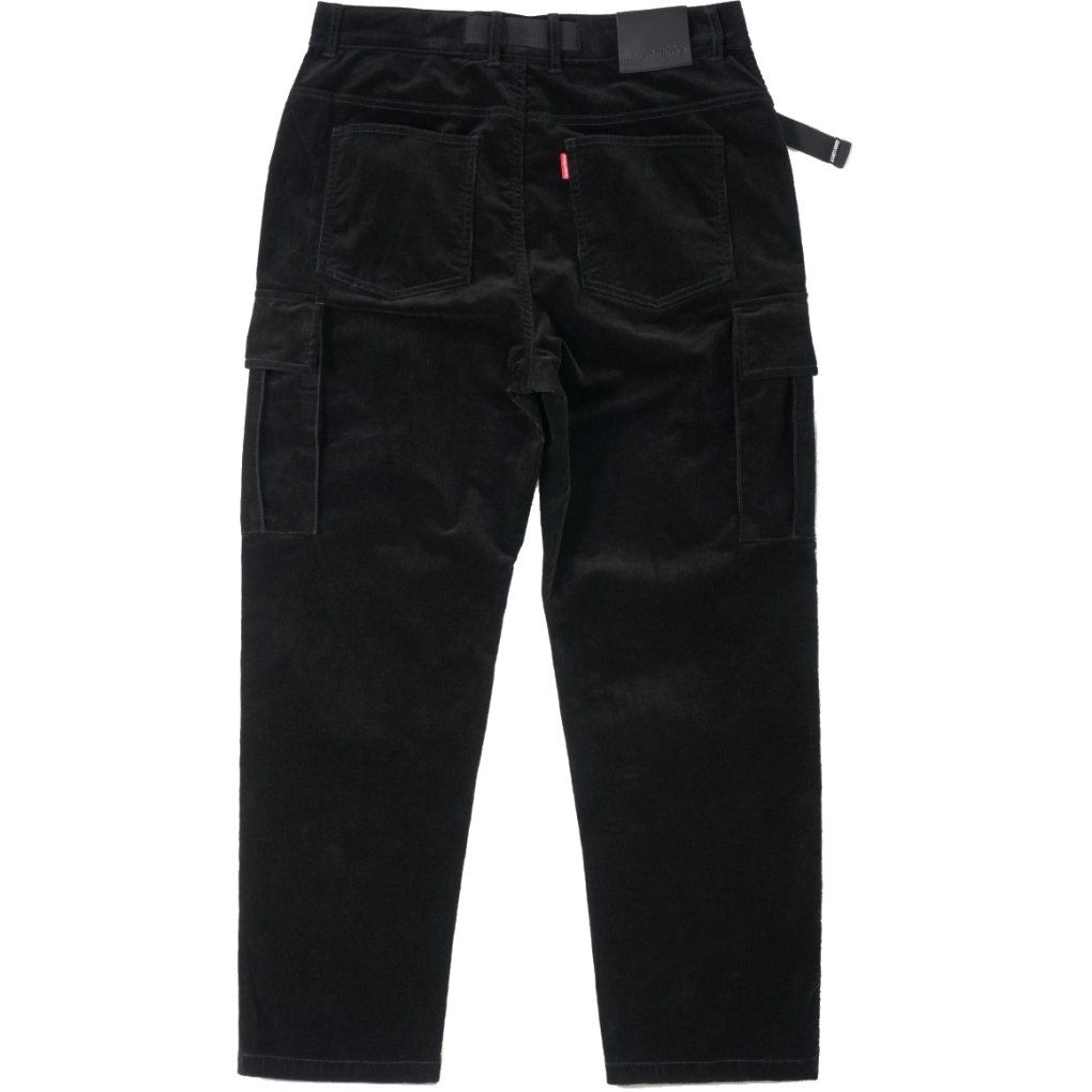 Loose Riders District Corduroy Cargo Pants Men - Black