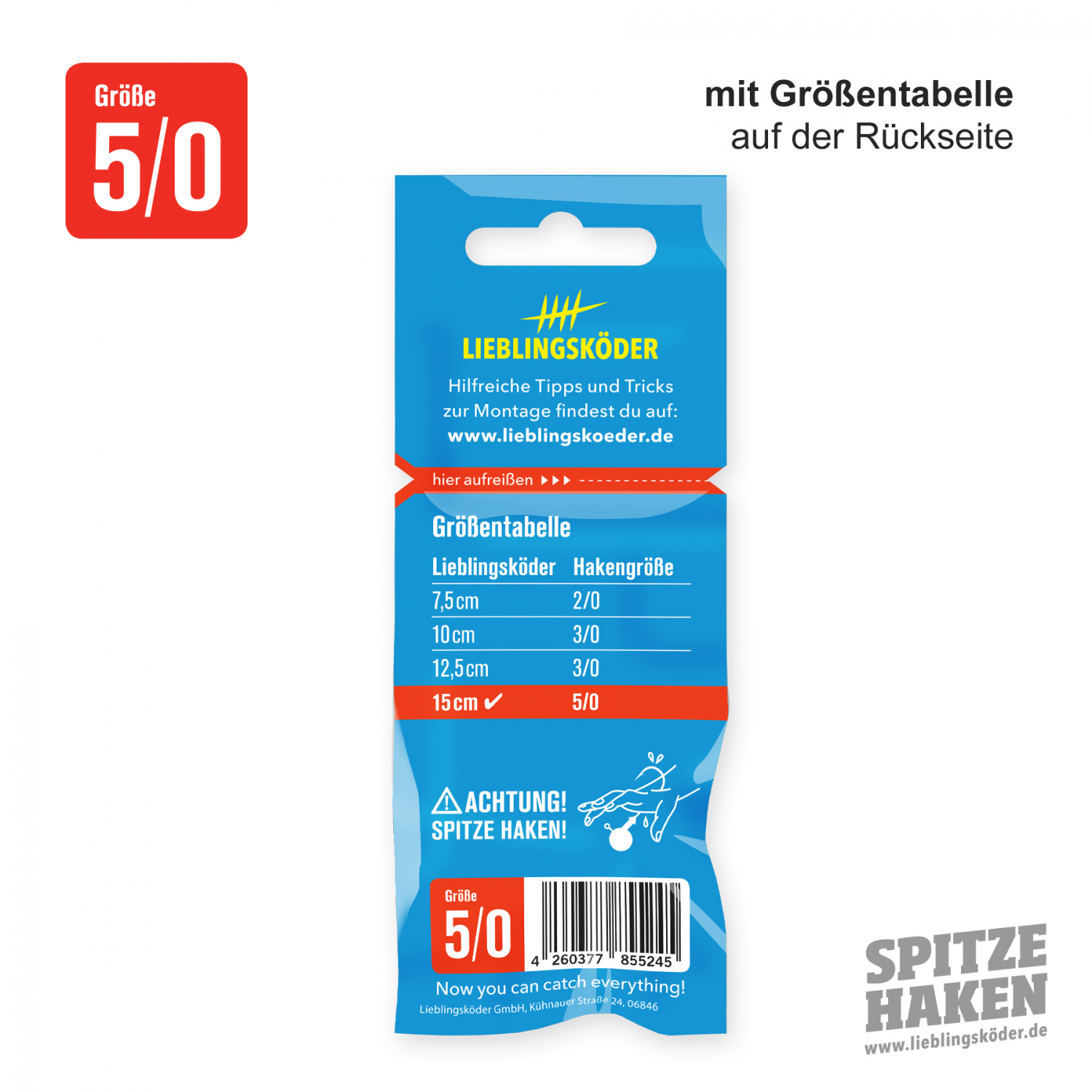 Lieblingsköder Fishing hook Sharp (5\/0)