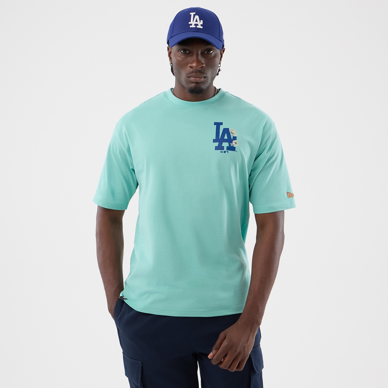 Los Angeles Dodgers Floral MLB T-Shirt Teal
