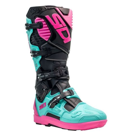 Sidi CROSSFIRE 3 SRS 2025 cross boots - Black / GreenRef: SID0270