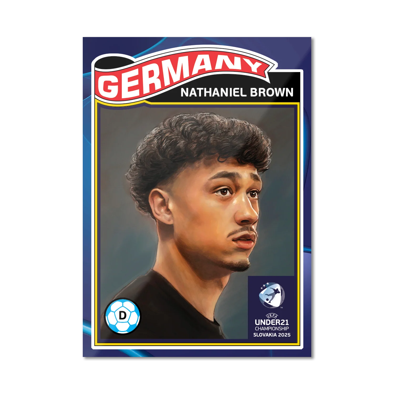 Nathaniel Brown - 2025 UEFA Euro U-21 Living Set® - Card 1