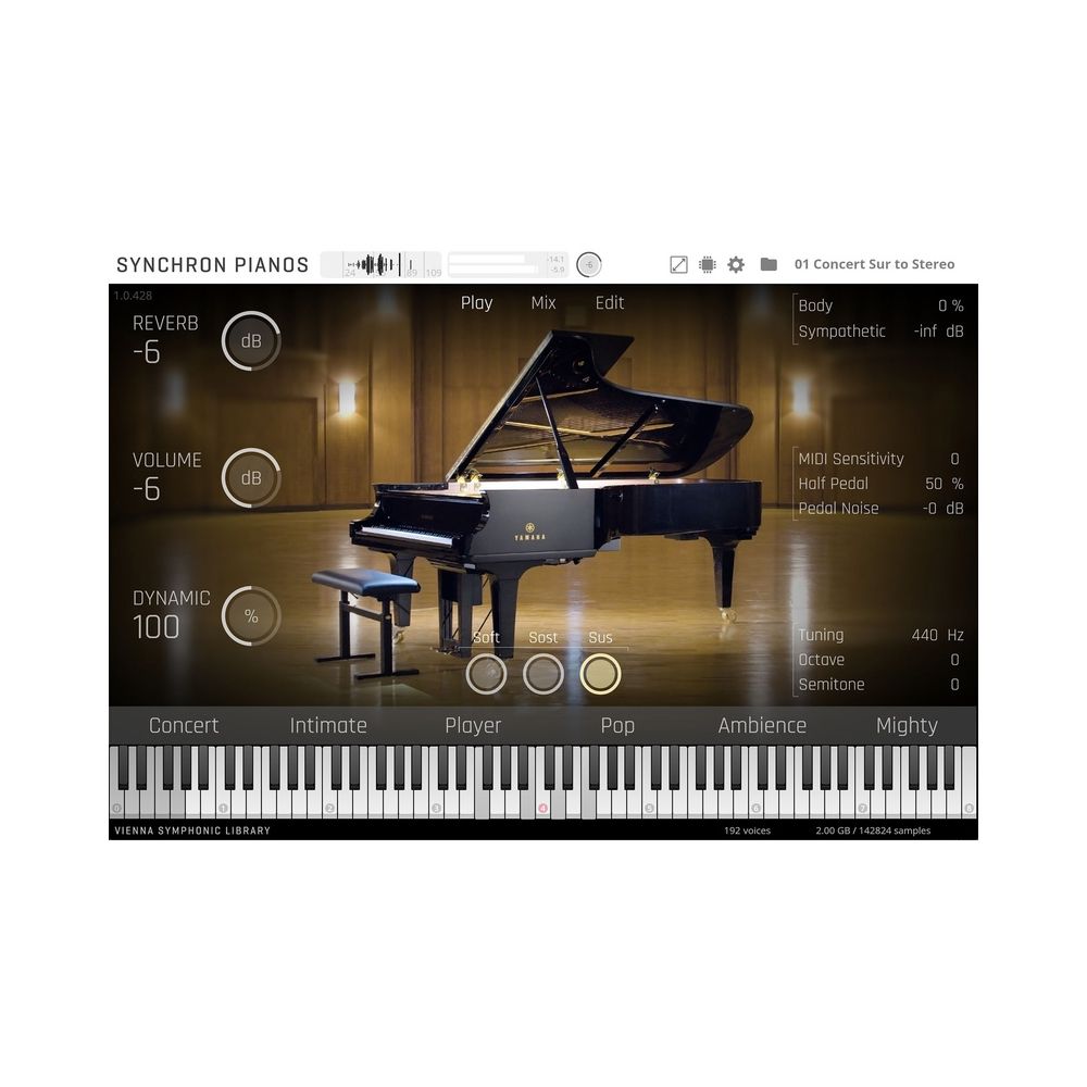 Vienna Symphonic Library Yamaha CFX Standard Library – Thomann Ireland
