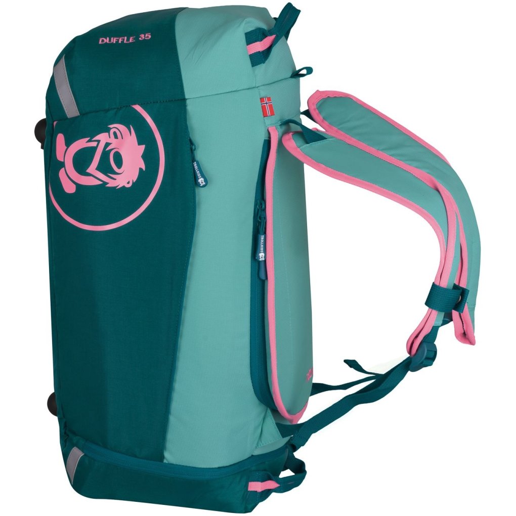 Trollkids Duffle Bag 35L Kids - Aquamarine/Ocean Green/Candy Pink