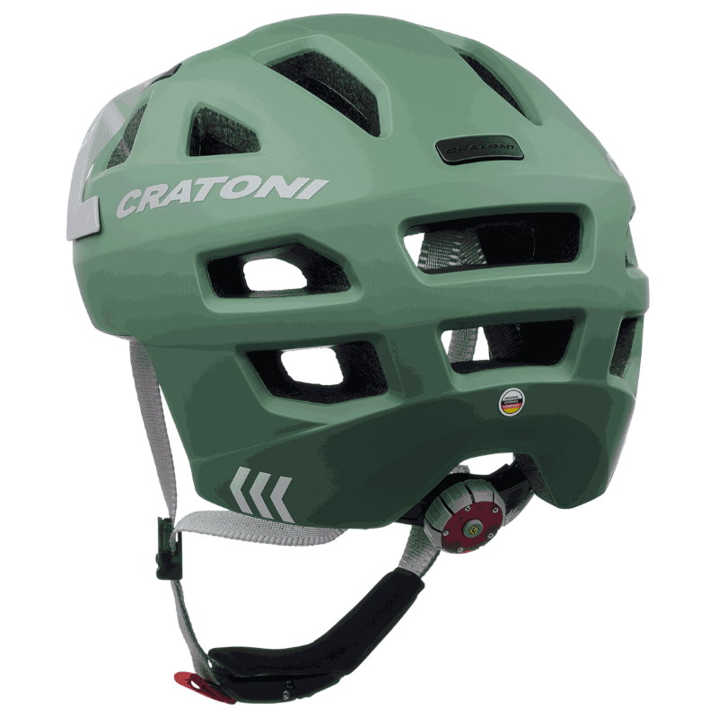 CRATONI Maxster Pro Bike Helmet Kids - blue-green matt