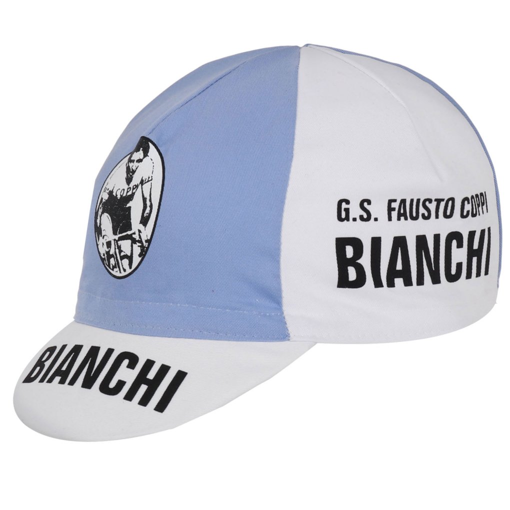 Apis Retro Style Pro Cycling Cap - FAUSTO COPPI - BIANCHI