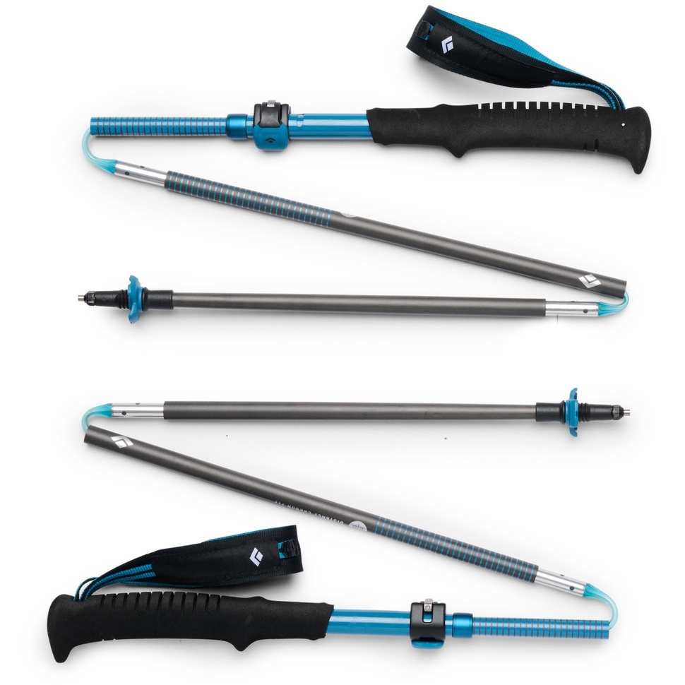 Black Diamond Distance Carbon FLZ Trekking Poles (Pair) - Desert Sky