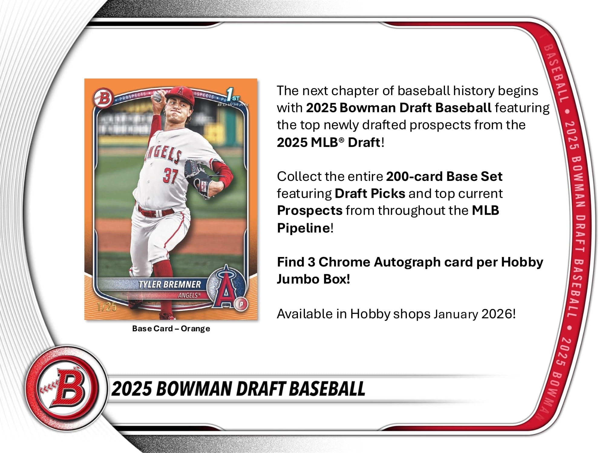 2025 Bowman Draft Baseball MLB Mega Box