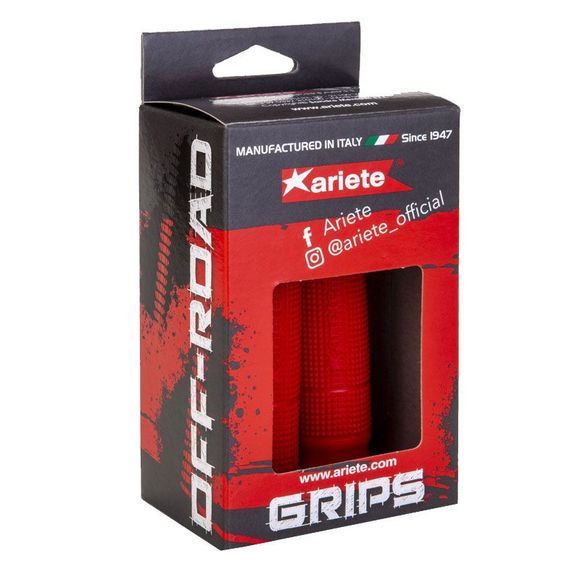 Ariete DUALITY Universal Handlebar Grips - Black / RedRef : RU0571
