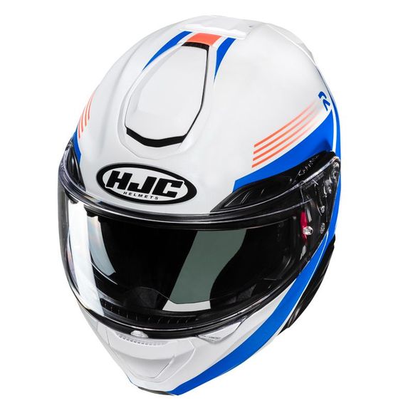 HJC RPHA91 modular helmet - ABBES - Blue / OrangeRef: Hj1101-C57559