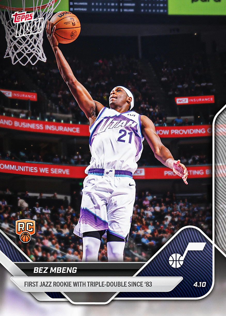 Bez Mbeng - 2025-26 NBA Topps NOW® - Card 251