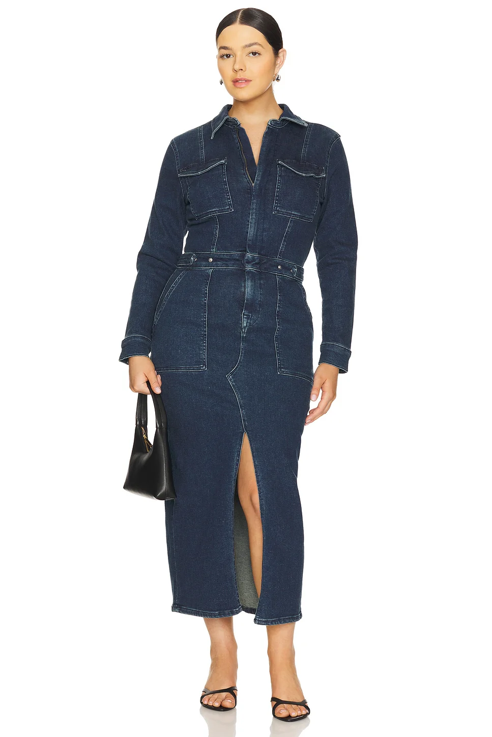 Fit For Success Long Sleeve Midi Dress