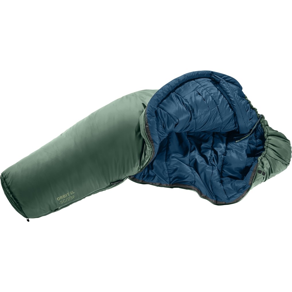 Deuter Orbit EL -5C/23F Sleeping Bag - zip left - ivy-ink