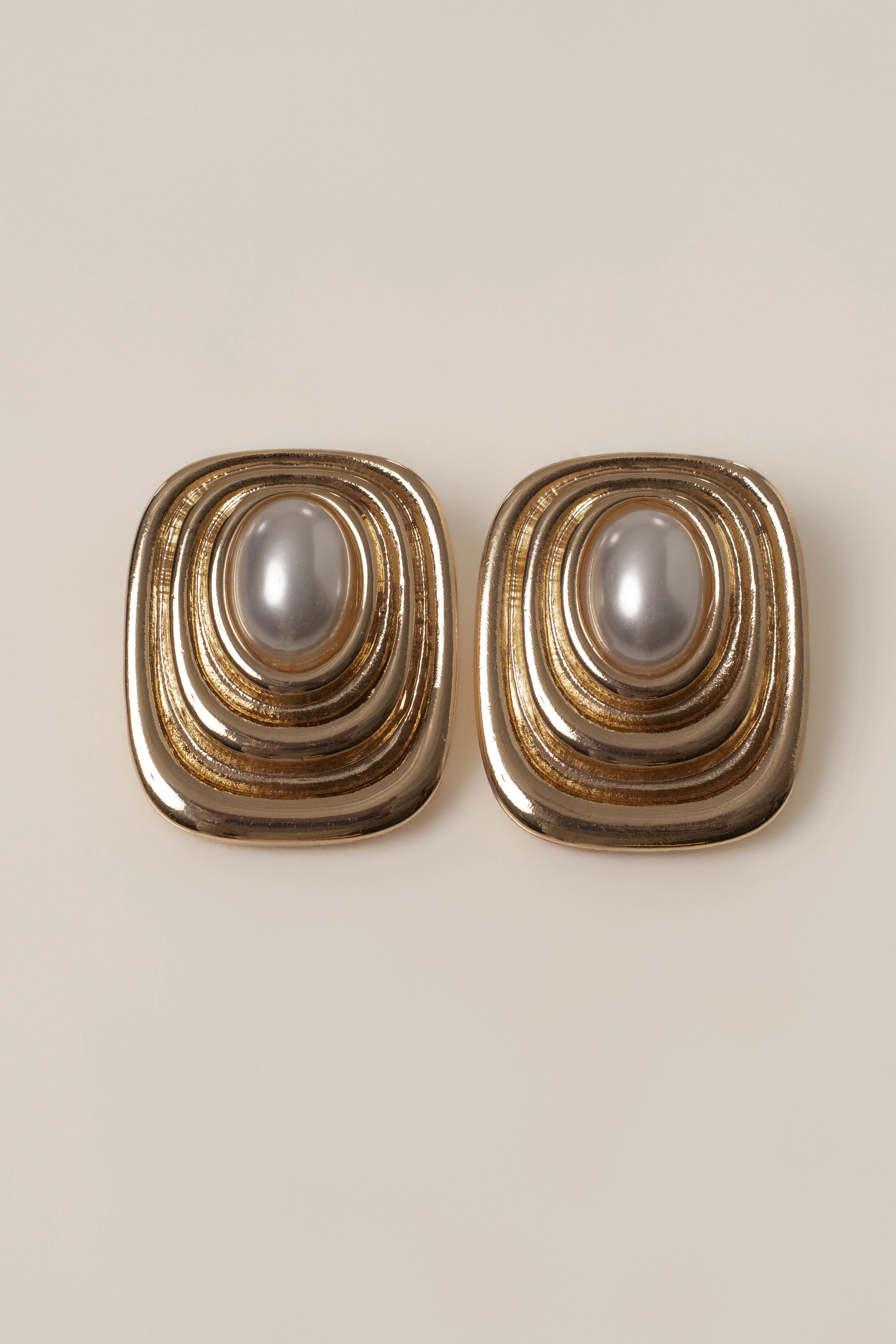 Gold Katalia Pearl Earrings
